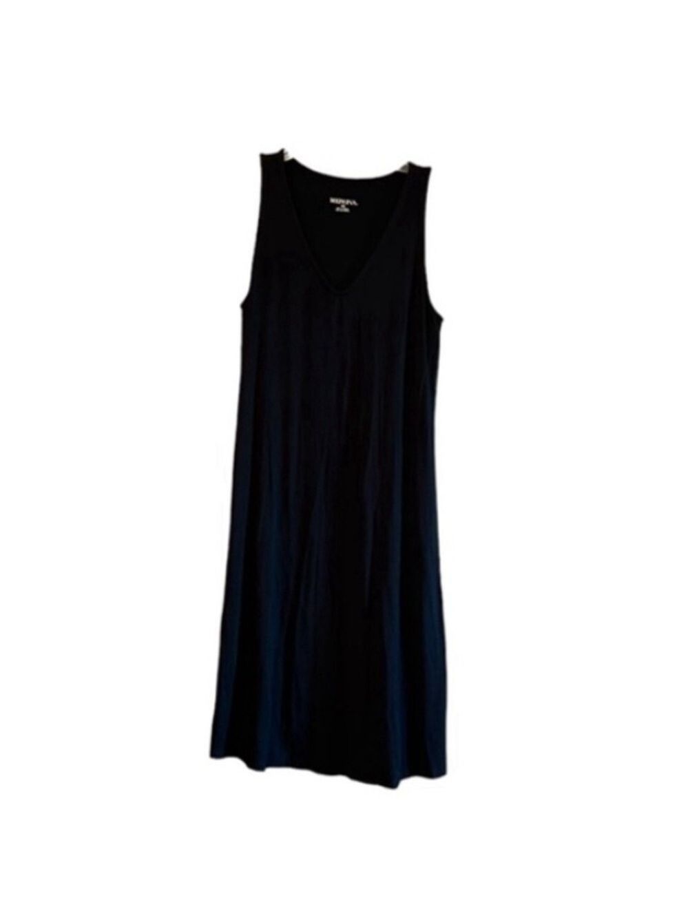 Merona Women Black V-Neck Sleeveless Dress XS